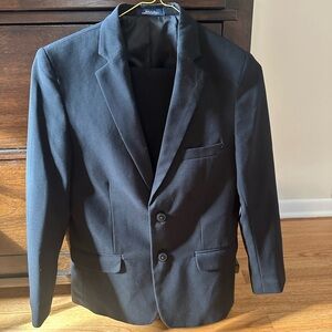 Boys black Suit- pants and jacket- Chaps Ralph Lauren- size 12